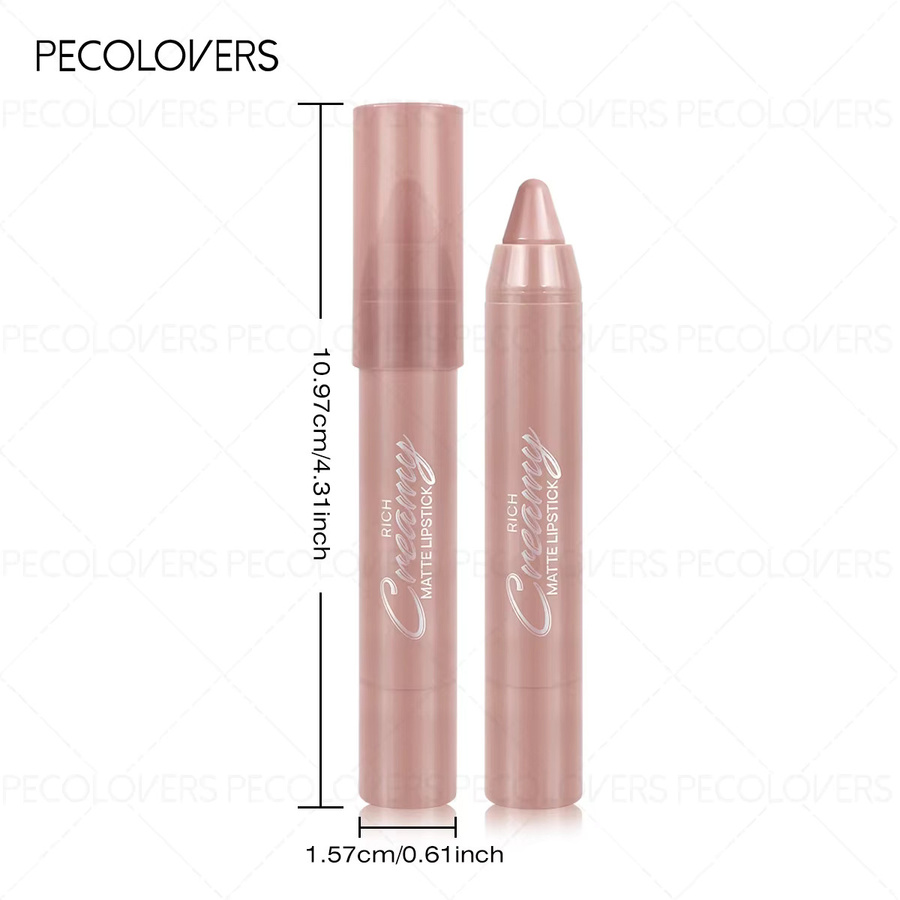 Lip Liner Pen Soft Matte Lip Crayon, Lippenstift, Matt, Unisex - Bild 3