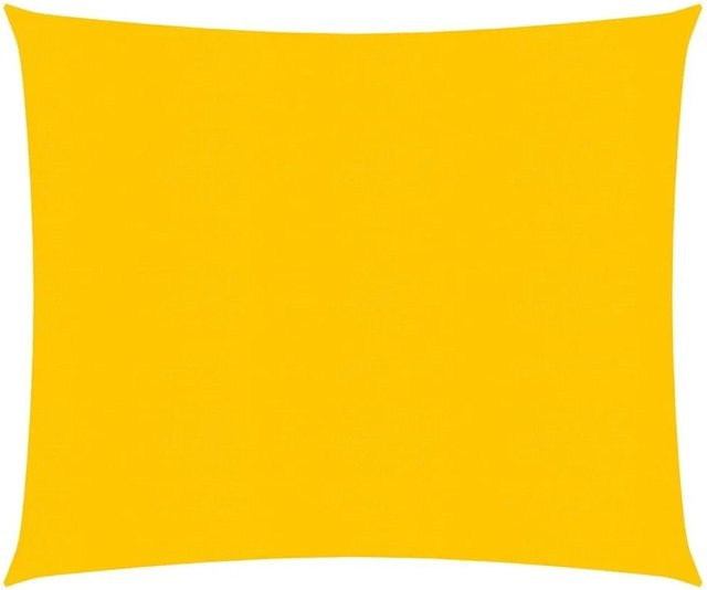 vidaXL Sonnensegel aus HDPE in Gelb, quadratisch, 5 x 5 m - Bild 1