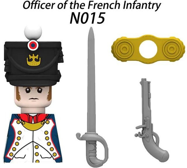 Mittelalterliche Napoleonic War Soldaten Figuren, Britische Französische Füsiliere, ab 14 Jahren - Bild 1