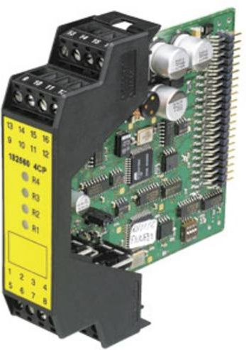 Pepperl+Fuchs Sicherheitsschaltgerät SB4 Module 4CP in Schwarz mit 24 V/DC Betriebsspannung - Bild 1
