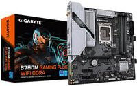 Gigabyte B760M GAMING PLUS WIFI DDR4 Mainboard mit LGA1700-Sockel, Micro ATX, Wi-Fi 6 und Bluetooth in Schwarz/Silber - Bild 1