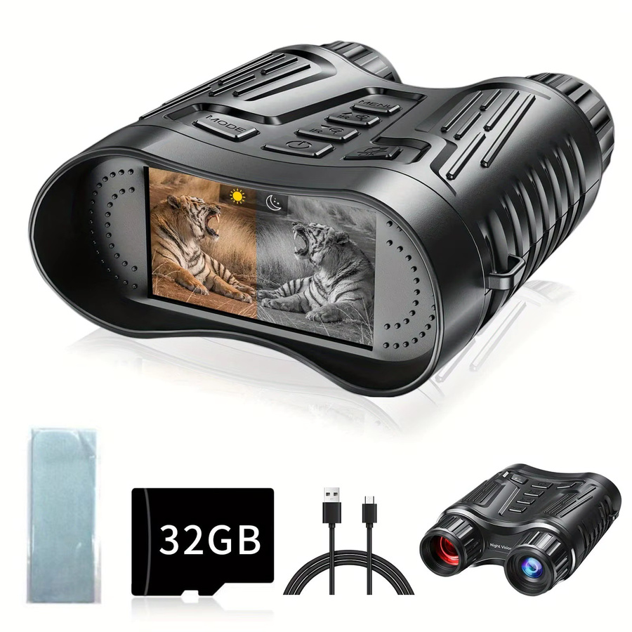 HONDIGI Digitales Nachtsicht-Fernglas NV2180 mit Infrarot, 4K UHD und 36MP, Schwarz - Bild 4