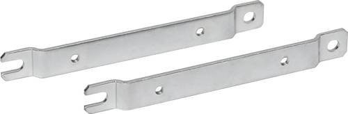 Rittal Wandhalterung aus Stahlblech in Silber, 2 Stück - Bild 1