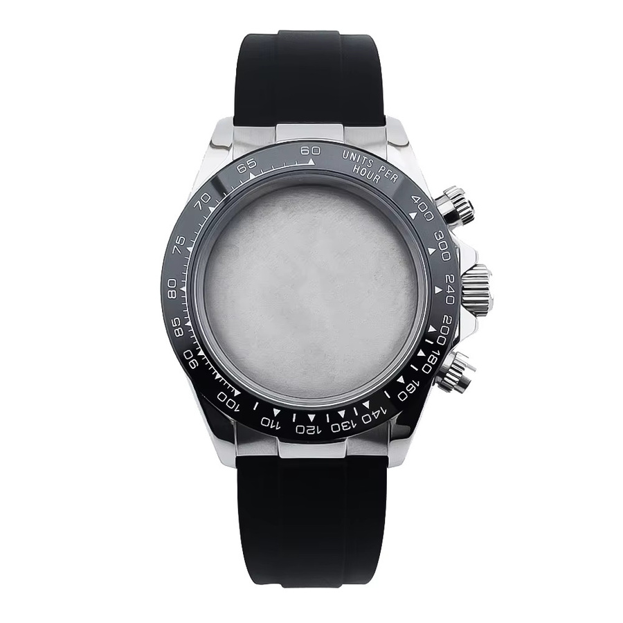 NEITON Uhrengehäuse, 39 mm, Silber/Gold, Edelstahl, Automatikwerk - Bild 3