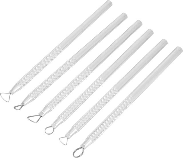 TOMTOP JMS 6-teiliges Gravur- und Bildhauer-Werkzeugset aus Aluminiumlegierung in Weiß - Bild 1
