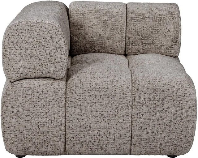 Vente-unique Sessel Facivil mit gerader Rückenlehne in Taupe meliert, Breite: 94 cm, Tiefe: 70 cm, Höhe: 70 cm - Bild 1