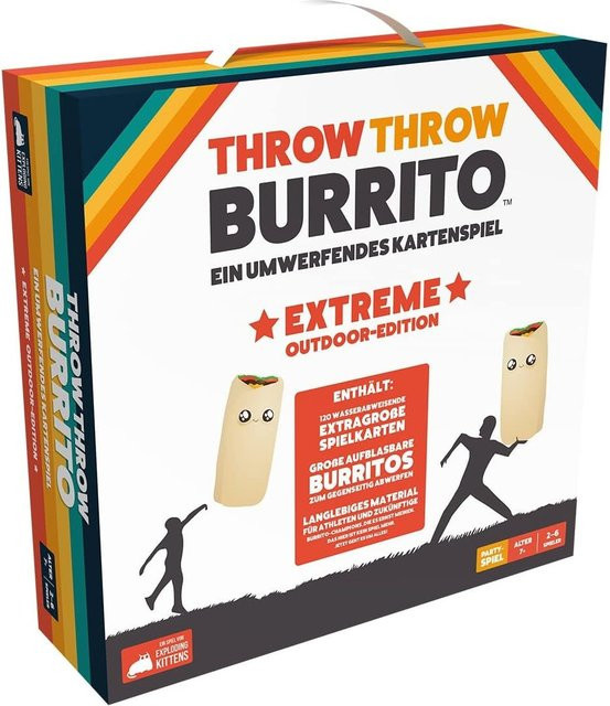 Asmodee Throw Throw Burrito Extreme Outdoor-Edition, Partyspiel, ab 8 Jahren - Bild 1