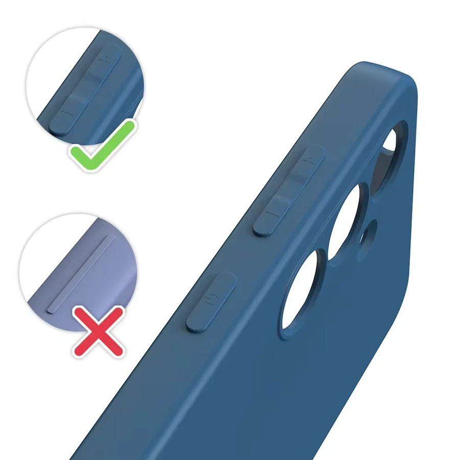 Stoßfeste Flüssigsilikon-Handyhülle für Samsung Galaxy S26 Ultra S25 Edge S24 S23 FE S22 Plus in Blau - Bild 4