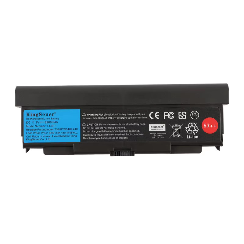 KingSener Laptop Batterie in Schwarz für Lenovo ThinkPad T440P T540P W540 L440 L540 (45N1152, 45N1153, 45N1149, 45N1145, 45N1160) - Bild 1