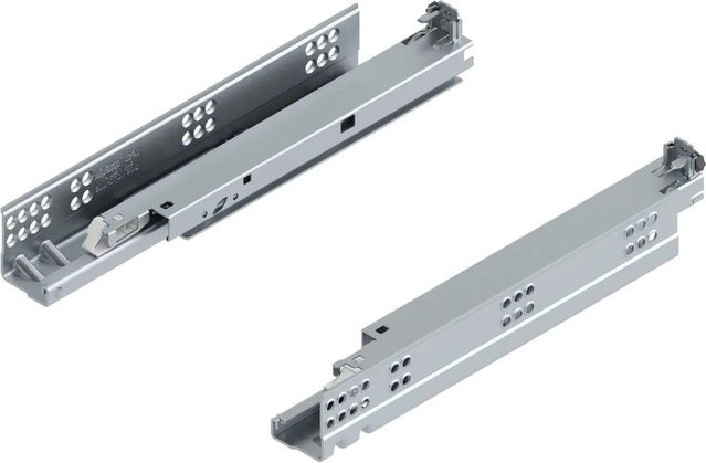 Blum Unterbodenführung Tandem Blumotion plus 560H mit Soft-Close, Länge: 320 mm, Farbe: Silber - Bild 1