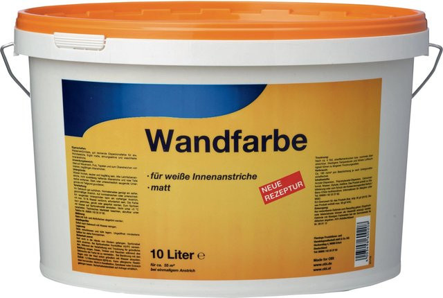 CMI Wandfarbe Weiß matt Dispersion wasserbasiert 10 l - Bild 1
