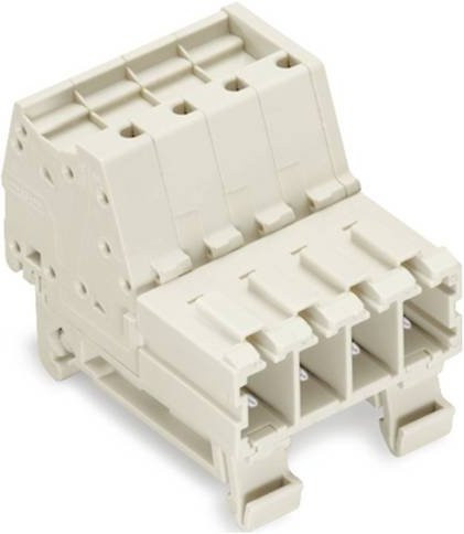 WAGO Federleiste 831-3204/007-9034 in Grau und Beige, 24 Stück - Bild 1