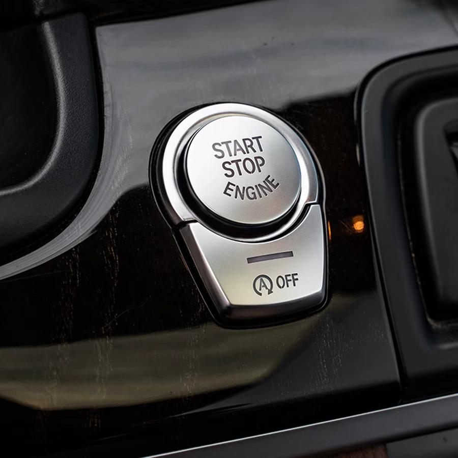 Auto Start Stop Taste Abdeckung für BMW 5 6 7 GT5 X3 X4 X5 X6 Zubehör - Bild 2