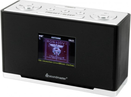 Soundmaster UR240 DAB+ Radio in Schwarz mit FM und 3,5 mm Klinkenanschluss - Bild 1