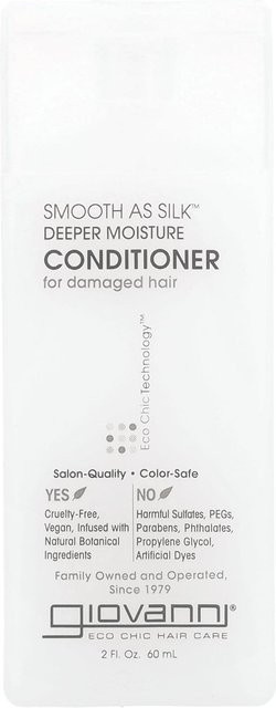 Giovanni Smooth As Silk Tiefenfeuchtigkeitsspülung, 60 ml, für strapaziertes Haar - Bild 1