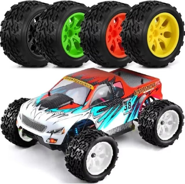 HSP Monster Truck, RC Gummi-Schwamm-Reifen Radfelge, 4-teiliges Set - Bild 1