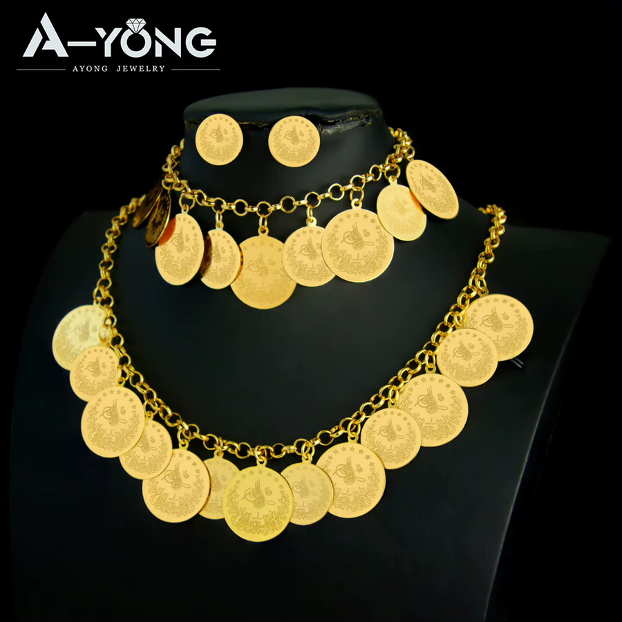 A-YONG AYONG JEWELRY Halskette Set, Gold, Damen - Bild 2