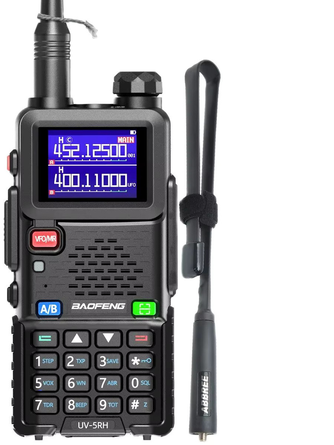 Baofeng UV 5RH Walkie Talkie mit Air Band und Typ-C Anschluss in Schwarz - Bild 7