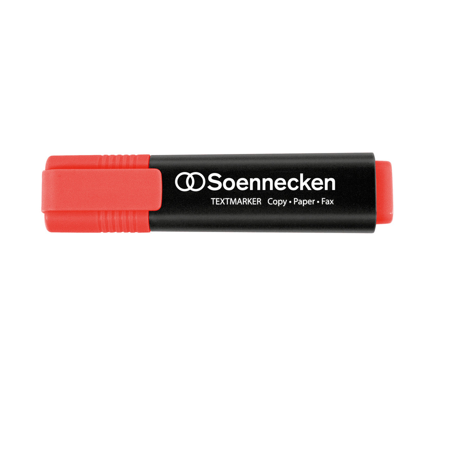 Soennecken Textmarker mit Keilspitze in Rot - Bild 2