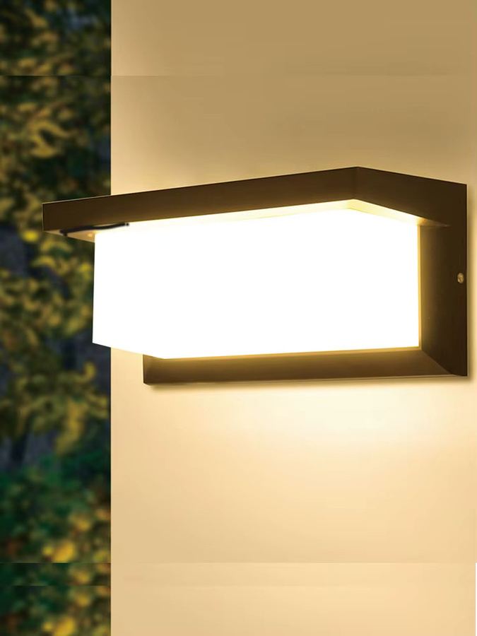 CHENBEN Vintage LED Wandleuchte Außenbeleuchtung in Schwarz für Garten, Balkon und Treppen - Bild 6