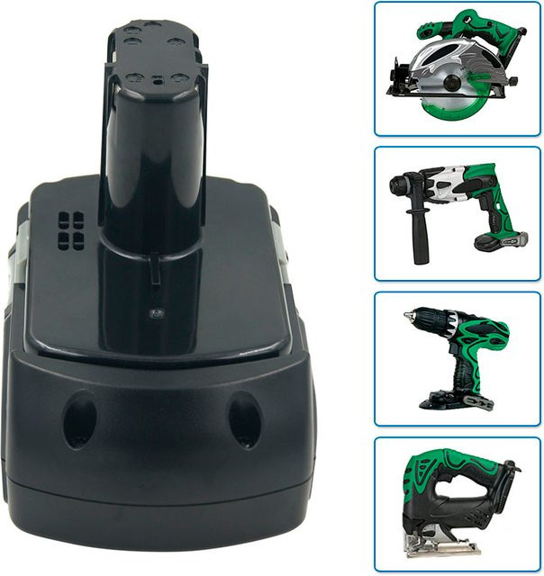 Hitachi 18V 2000mAh Li-Ion Akku BCL1815 BCL1830 EBM1830 für Elektrowerkzeuge - Bild 1