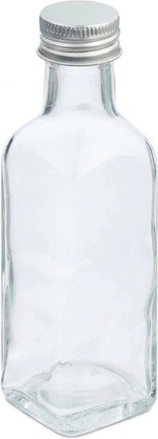 Relaxdays Miniflaschen aus Glas, transparent, 16er Pack, H x B x T: 14 x 4 x 4 cm - Bild 1