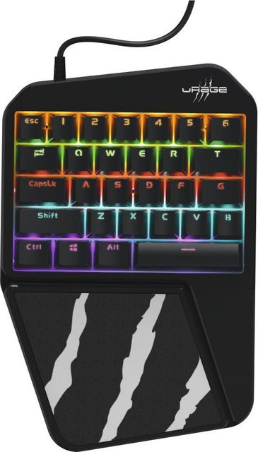 uRage Exodus 410 One-Handed Mechanical Gaming Tastatur schwarz - Bild 1