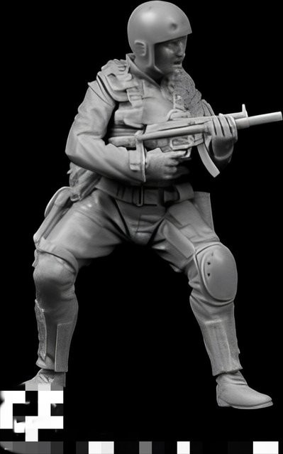 GK Navy SEALs, 1/35 Resin-Soldatenmodell, Bausatz, Grau - Bild 1