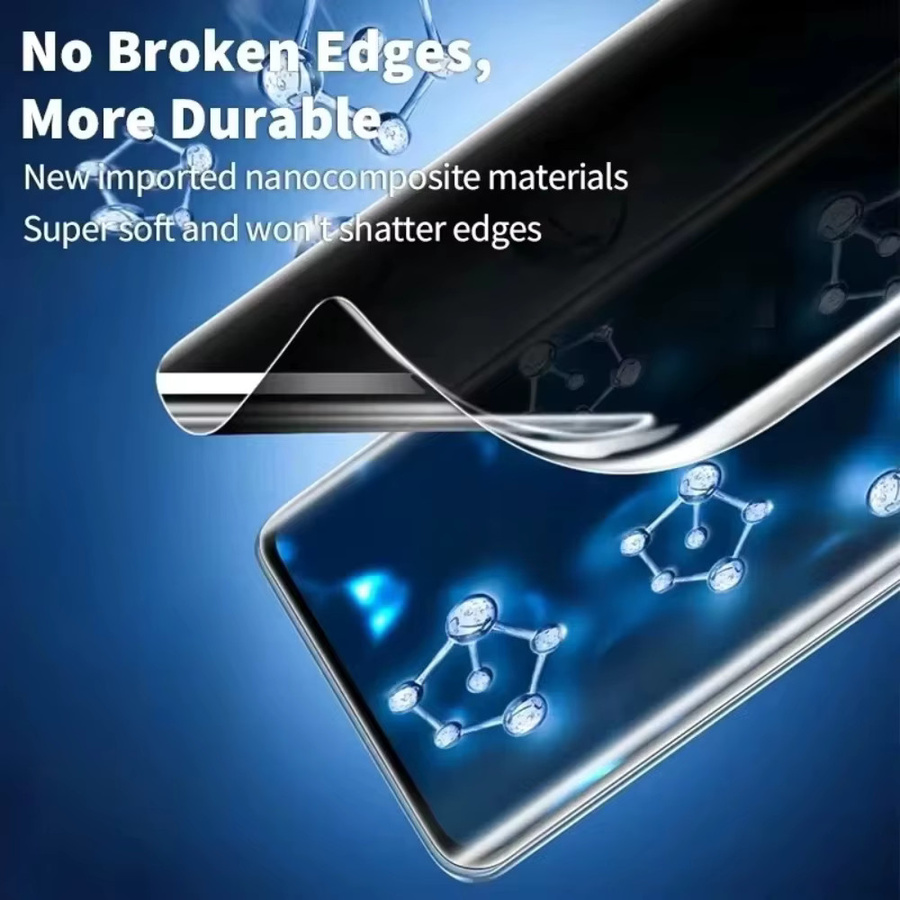Hydrogel Privatsphäre Displayschutz Folie für Samsung Galaxy S25 S24 S23 S22 Ultra und FE Modelle, transparent - Bild 4