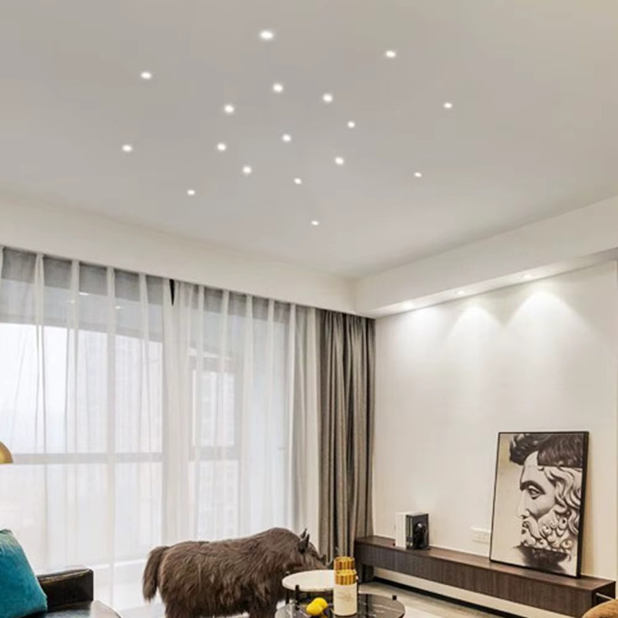 LUCERNA Mini-LED-Einbau-Downlight, runder LED-Strahler für Vitrinen und Möbel, 3 W - Bild 3