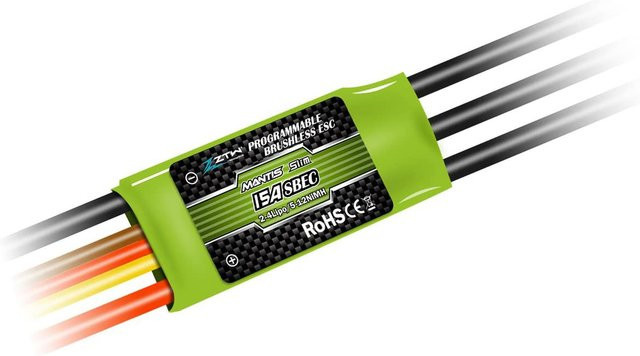 ZTW Mantis Slim 15A ESC, Bürstenlose Geschwindigkeitsregelung, 2-4S - Bild 1