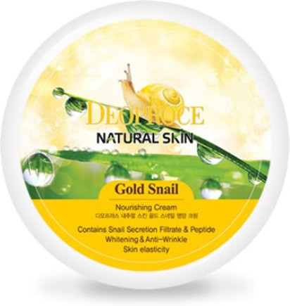 Deoproce Natural Skin Gold Snail Creme, 100 g, mit Peptide - Bild 1