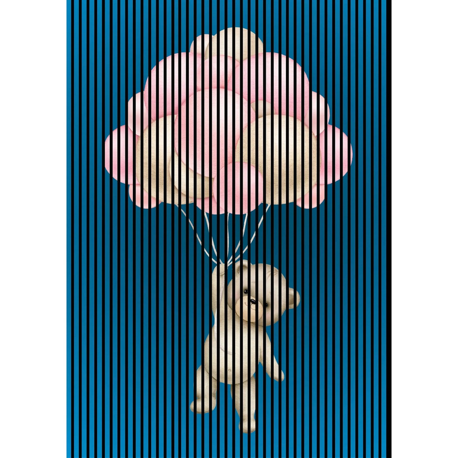 FN Acustico Akustikplatte Teddy Bunt aus PET und MDF, H x B x T: 2.400 x 1.693 x 19 mm - Bild 2