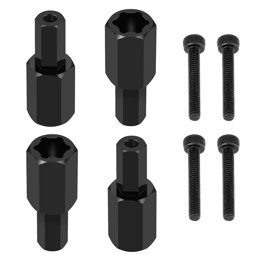 TRINOOD Rad-Sechskant-Nabenadapter, 1/16, Zubehör, Schwarz, Metall - Bild 5