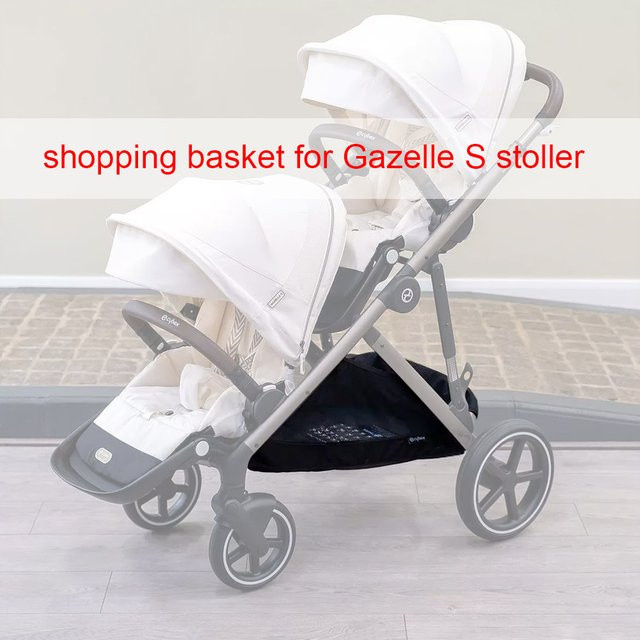 Cybex Einkaufskorb für Gazelle S Buggy in Schwarz als Aufbewahrungstasche mit großem Fassungsvermögen - Bild 1