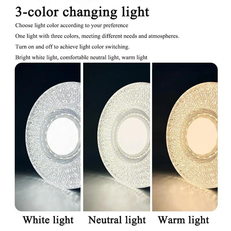 YJMP Super Lighting LED-Kronleuchter mit E27-Fassung, 40W, Weiß, ideal für Wohnzimmer und Schlafzimmer - Bild 3