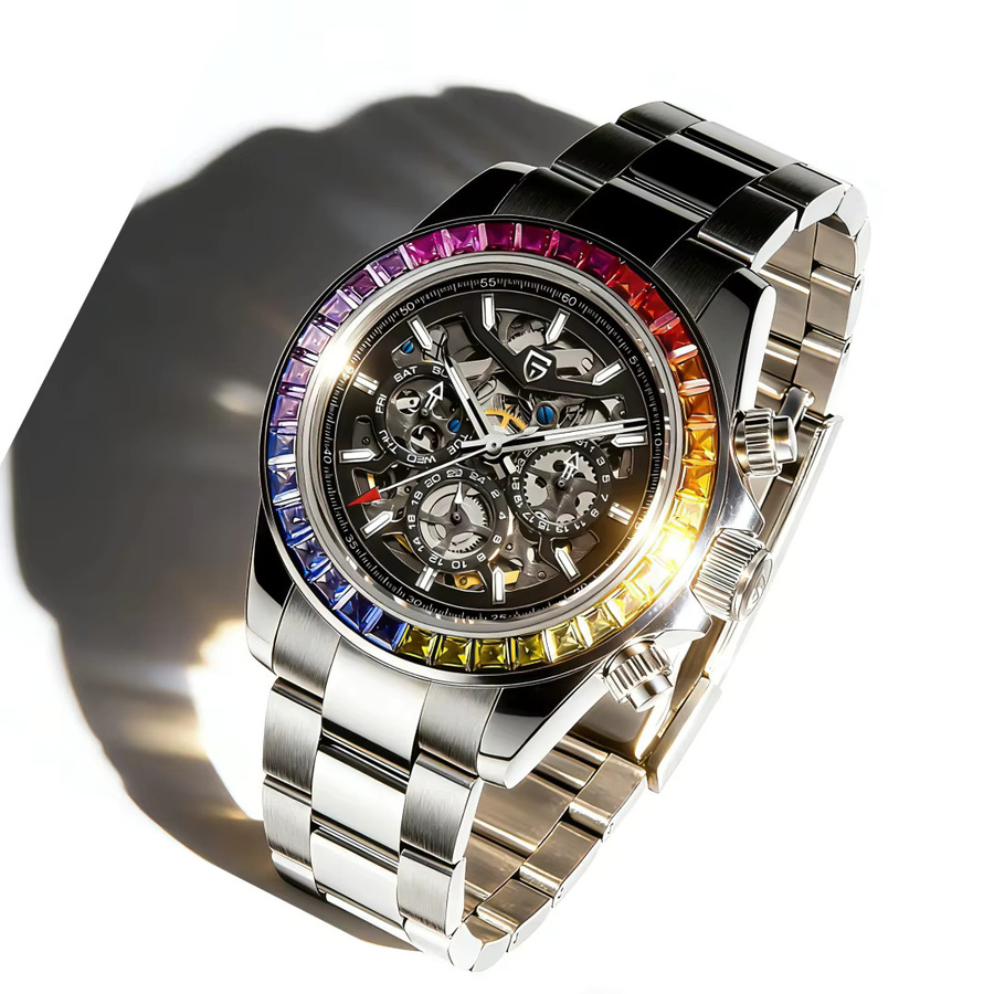 PAGANI DESIGN Chronograph, Automatik, Edelstahl, Bunt, Herren - Bild 7