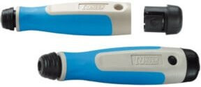 Noga Entgrater-Griff Typ S blau aus Kunststoff mit Retraktionsfunktion - Bild 1