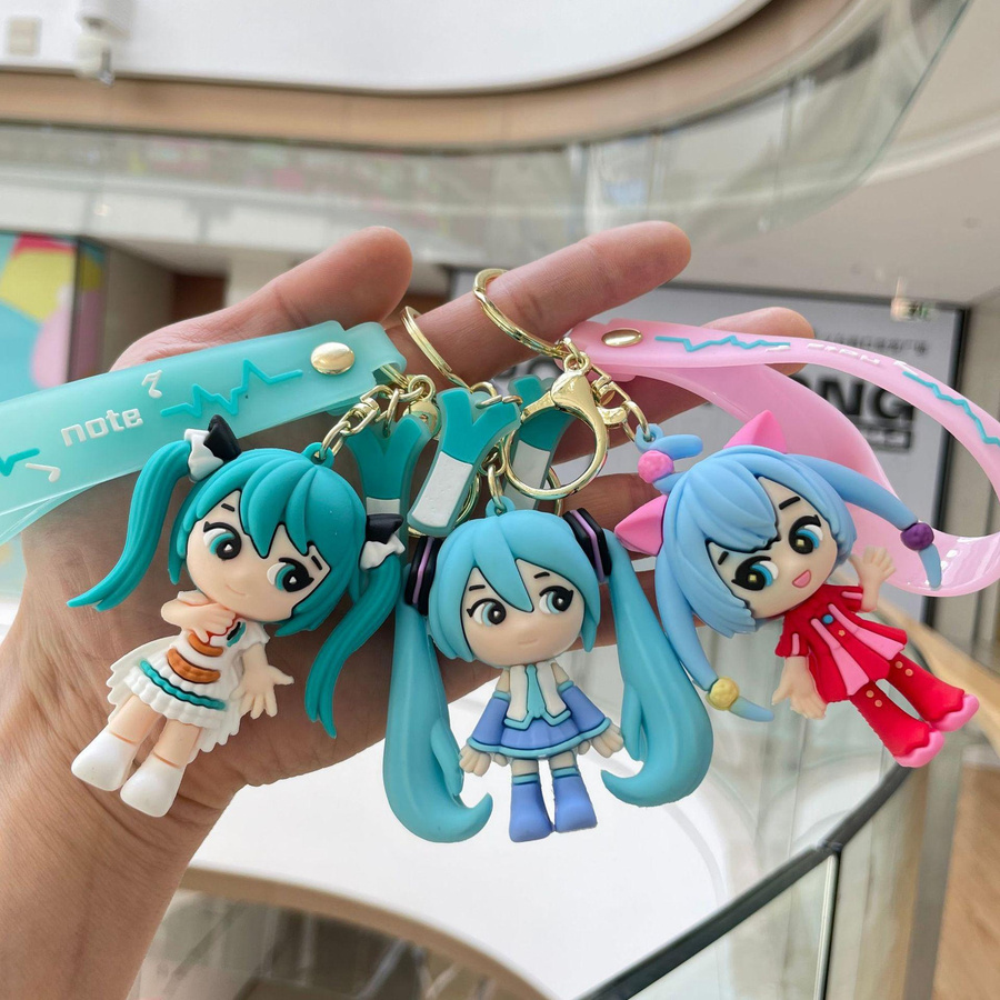 Yiran toy 1 Hatsune Miku Schlüsselanhänger 4-teiliges Set - Bild 1