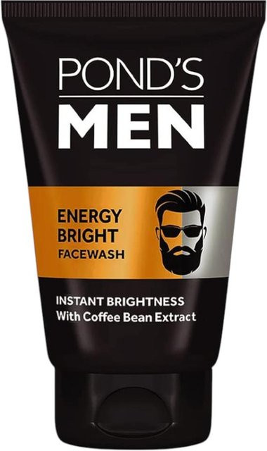 Pond's Men Energy Bright Gesichtswaschgel, 50 g, für fettige Haut, Kaffeebohnenextrakt & Menthol - Bild 1