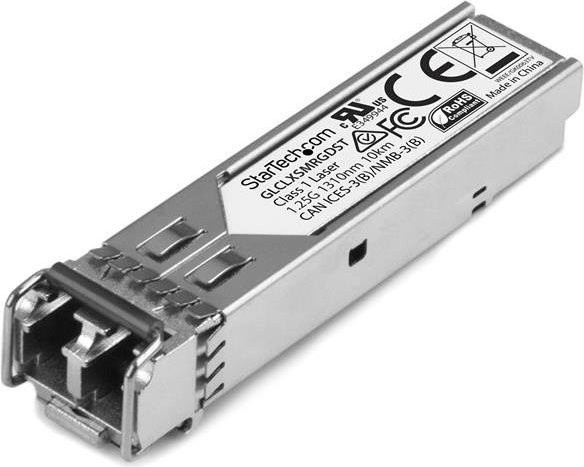 StarTech.com SFP Transceiver Modul kompatibel mit Juniper EX-SFP-1GE-LX, Gigabit Ethernet 1000Base-LX, Single Mode LC, 1310nm, 10km, Farbe: Silber - Bild 1