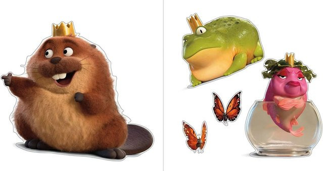 Komar Disney und Pixar Sticker Hoppers Queens und King, Bunt-mix, Breite: 30 cm, Höhe: 30 cm - Bild 1