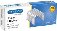 RAPESCO Heftklammern 13/6 aus Stahl in Silber - Bild 1