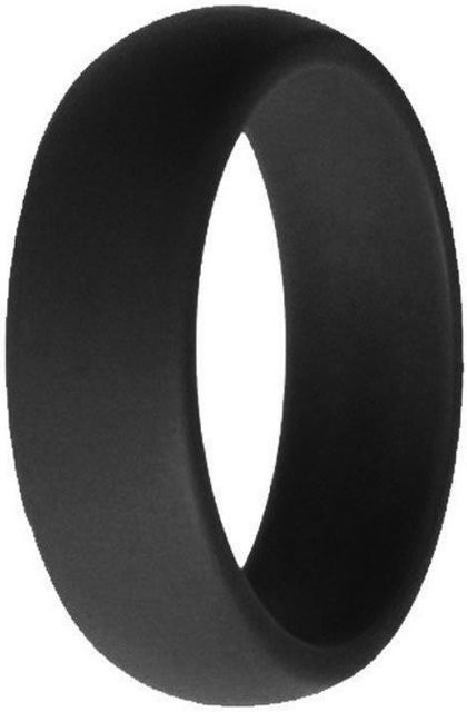SCIONE Silikonring, Schwarz, Unisex, 8 mm - Bild 1