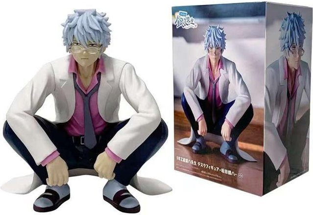 Fashnics Gintama Sakata Gintoki Katsura Kotarou Animationsmodell Figur 12cm - Bild 1