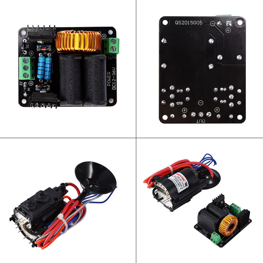 diymore ZVS Tesla Spule Treiberplatine für Flyback Zündtreiber und SGTC Marx Generatoren, Schwarz/Mehrfarbig - Bild 3
