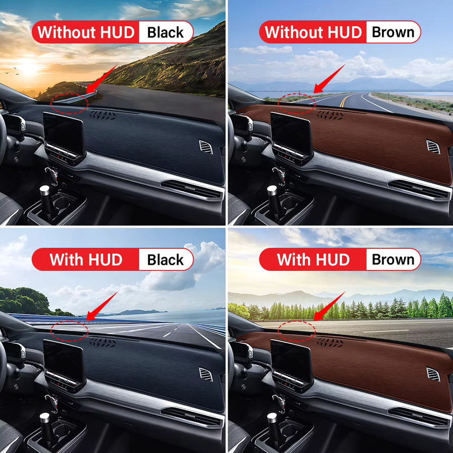 YaLumei Dashboard Abdeckung für Volkswagen VW ID.4 als Sonnenschutz und rutschfeste Matte - Bild 3