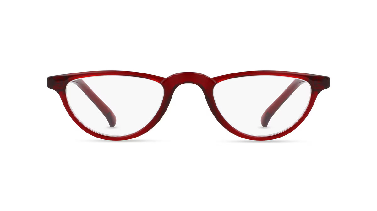 Fielmann READER Lesebrille, Vollrand, Quadratisch, Kunststoff, rot, Unisex - Bild 1