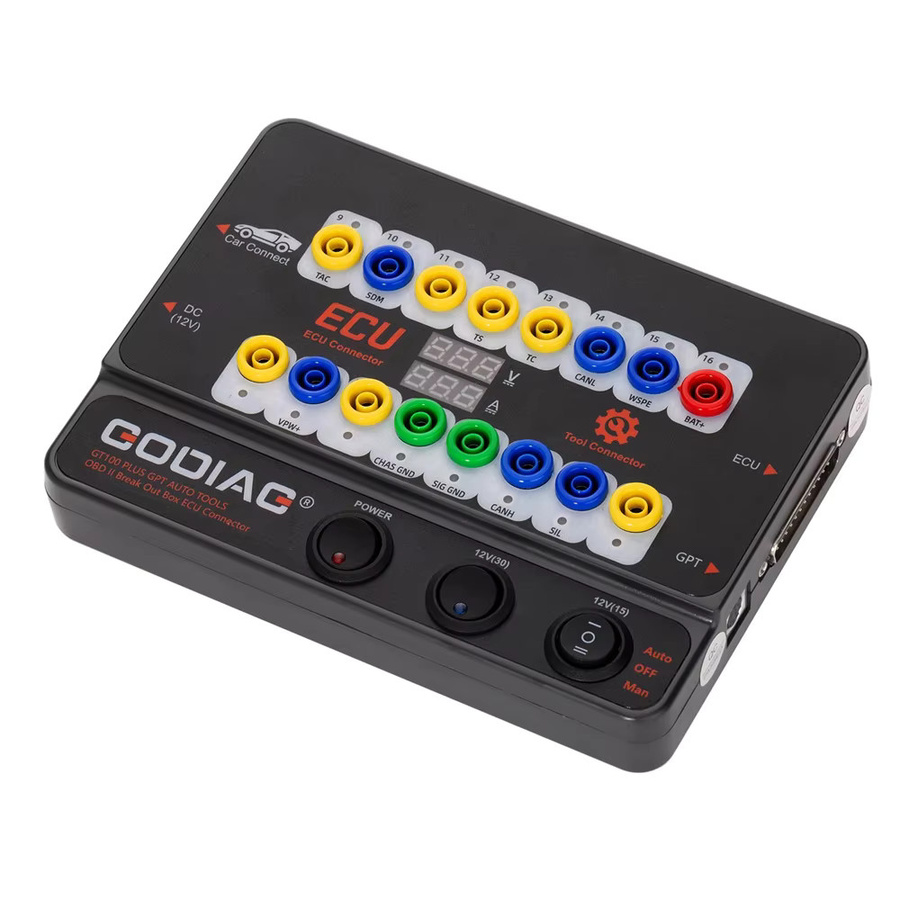 GODIAG GT100 PLUS GPT ENET DoIP Breakout-Box ECU-Anschluss für OBD II, Schwarz - Bild 5