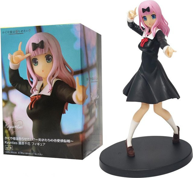 Discover Intime Love is War Fujiwara Chika Shinomiya Kaguya, Anime Figur, 18cm, ab 14 Jahren - Bild 1